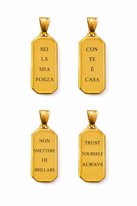 Ciondolo Parole d’oro