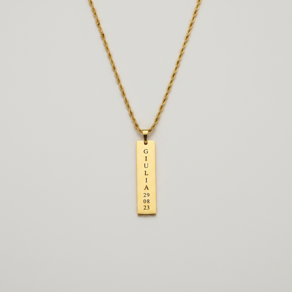 Collana Ricordo Inciso