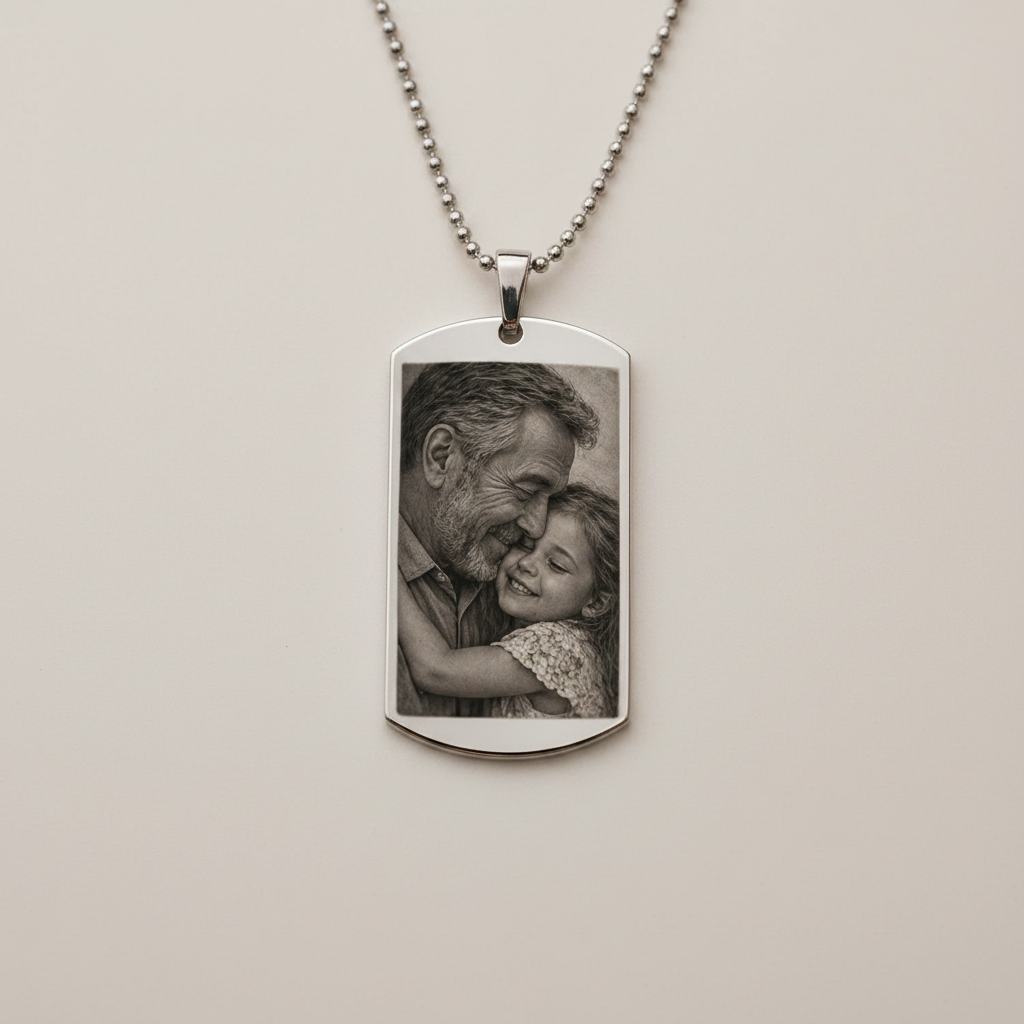 Collana Ciondolo Targhetta Personalizzata