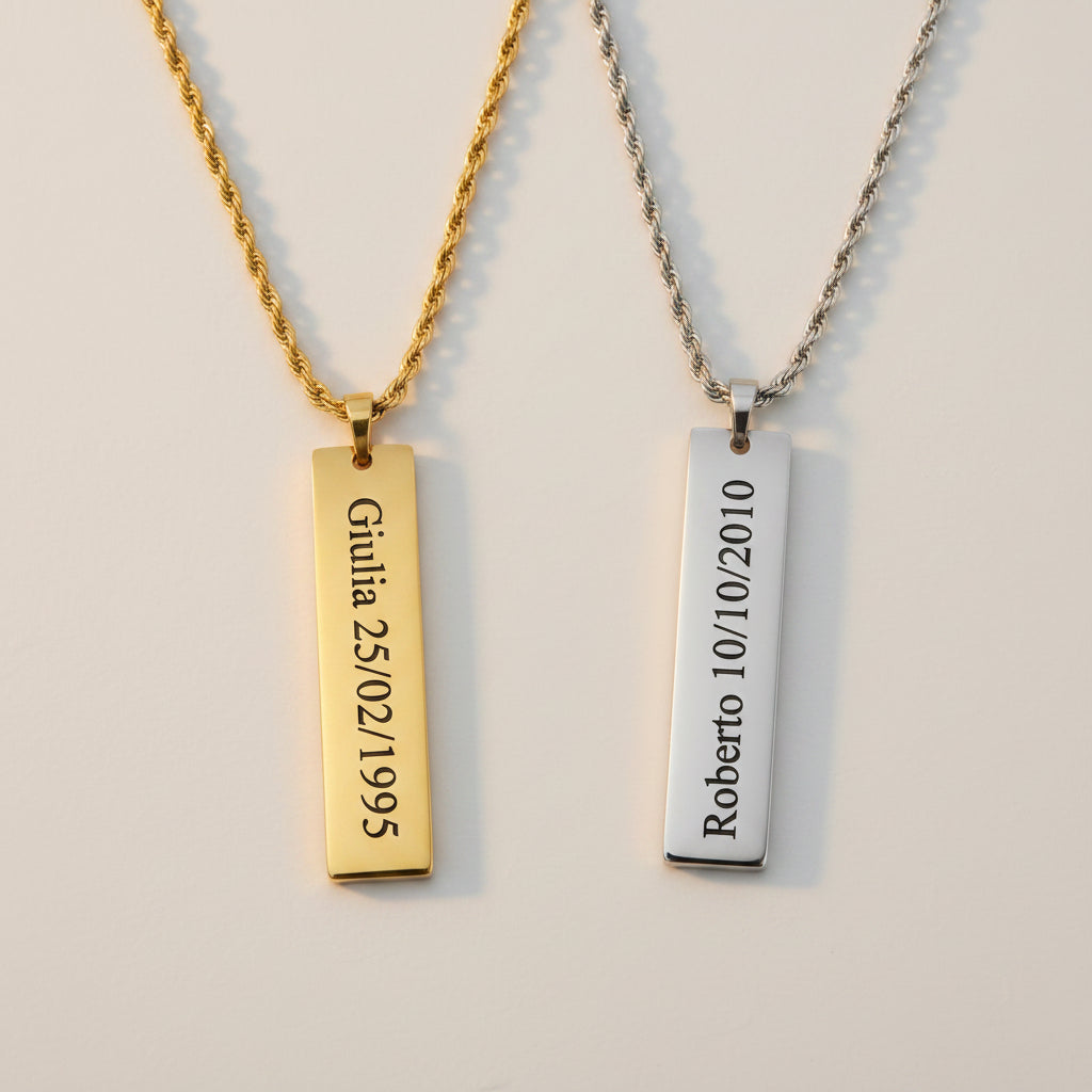 Collana Ricordo Inciso