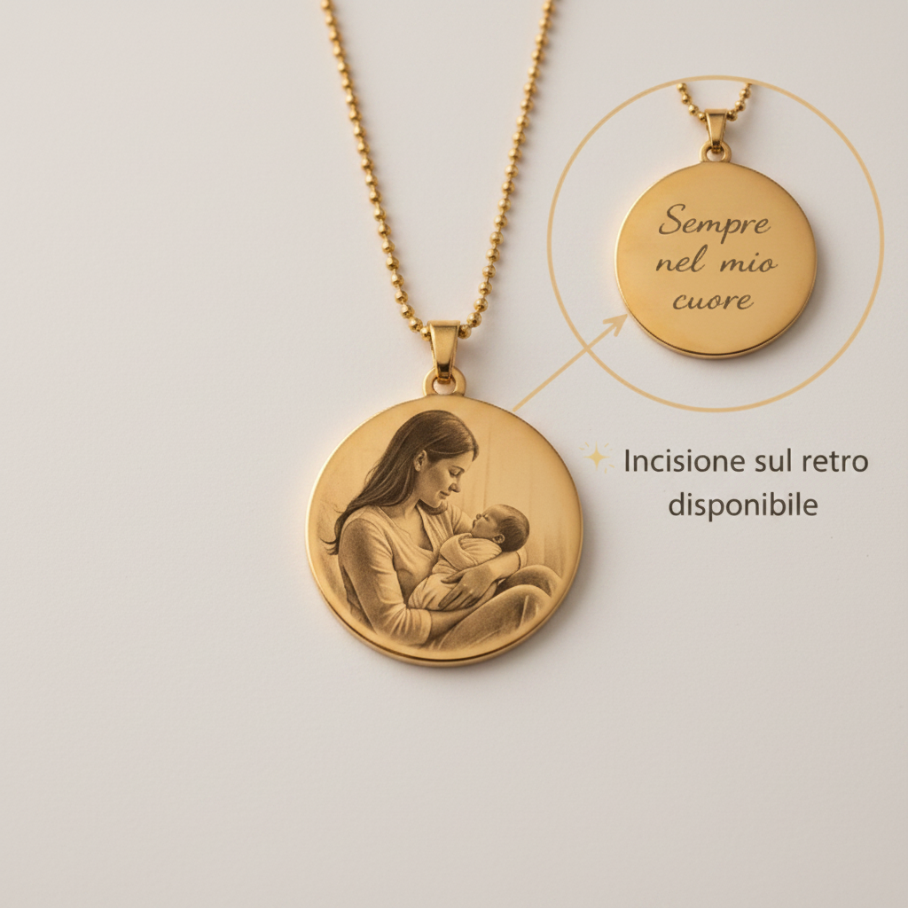 Collana Personalizzata con Foto e/o Incisione