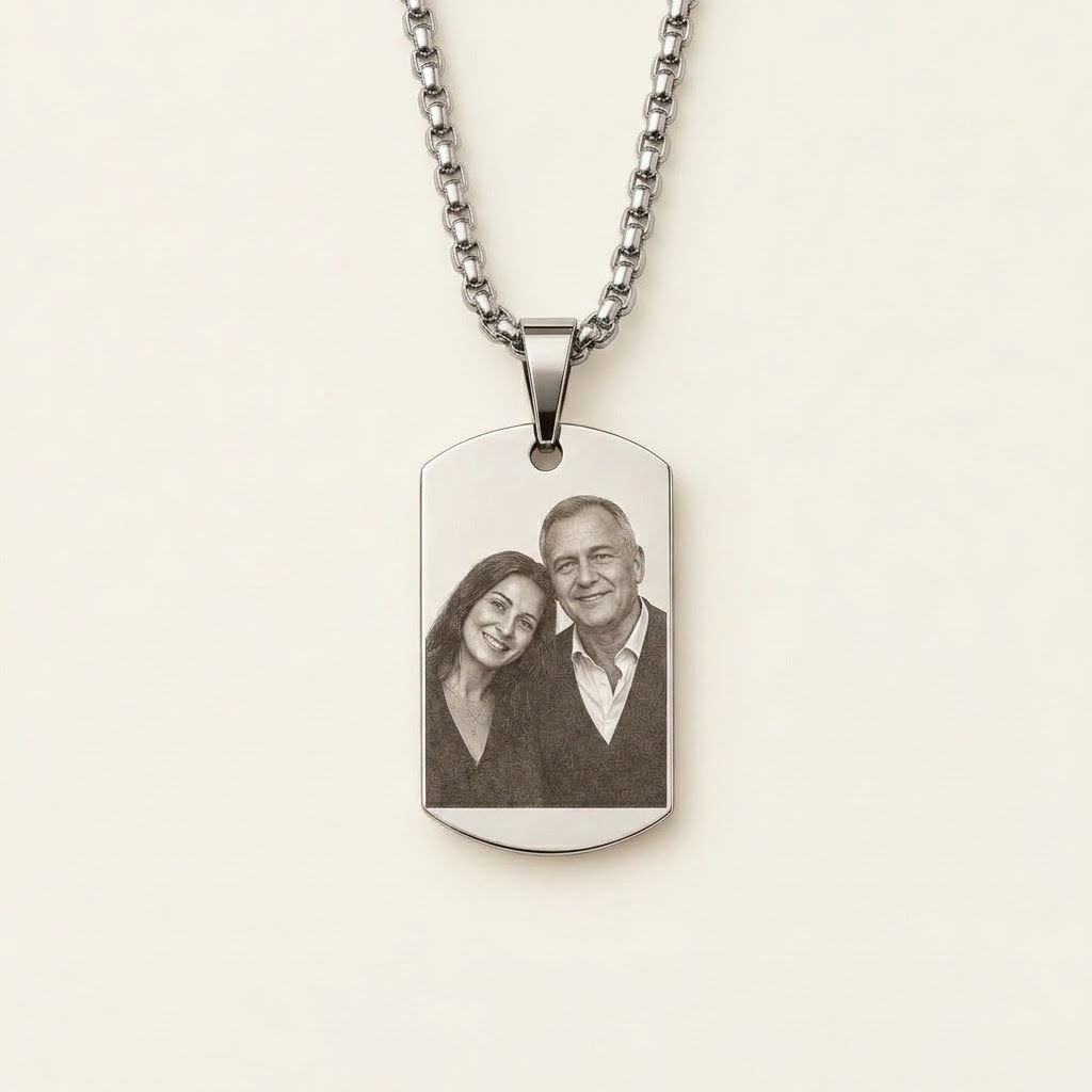 Collana Ciondolo Targhetta Personalizzata